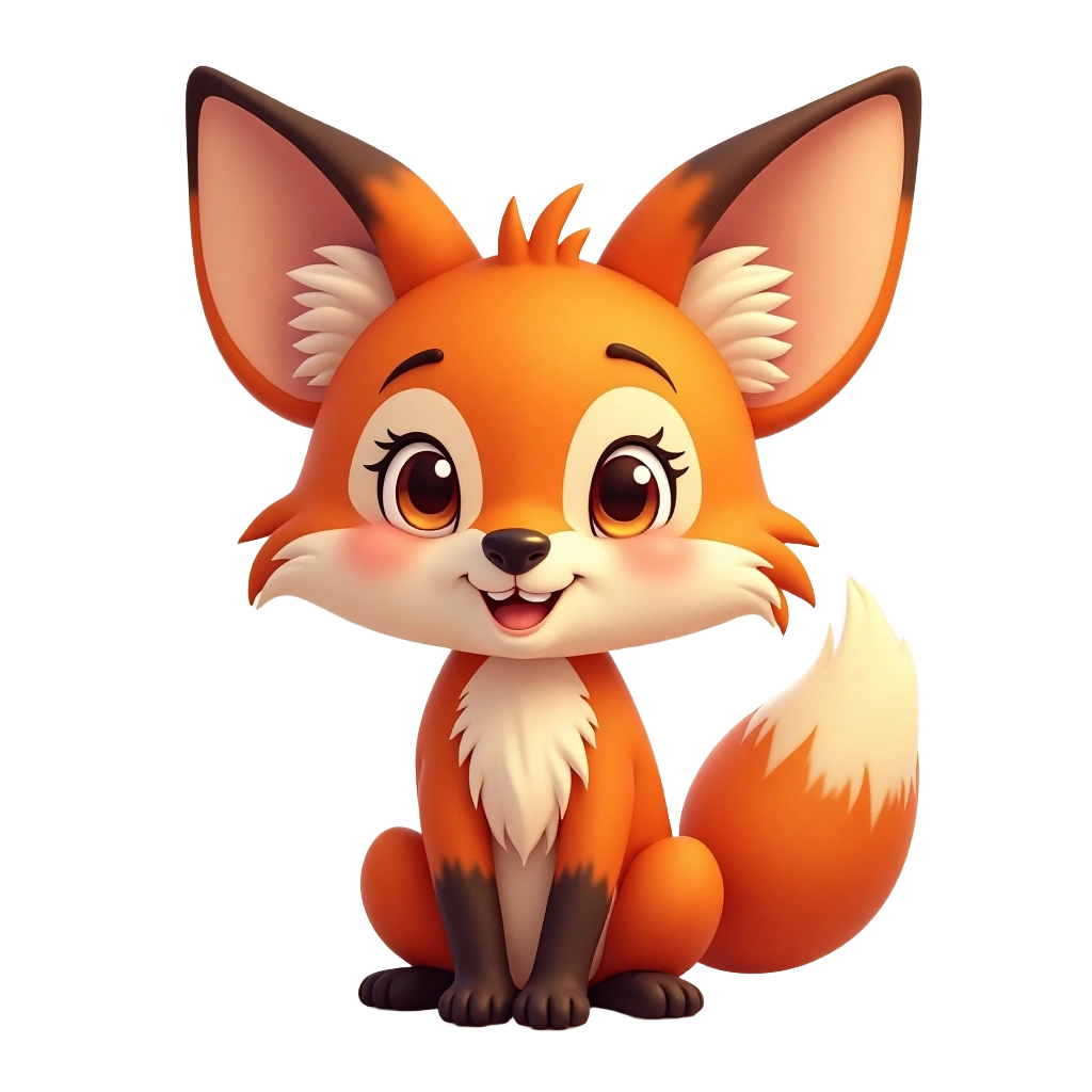 Cute Cartoon Fox